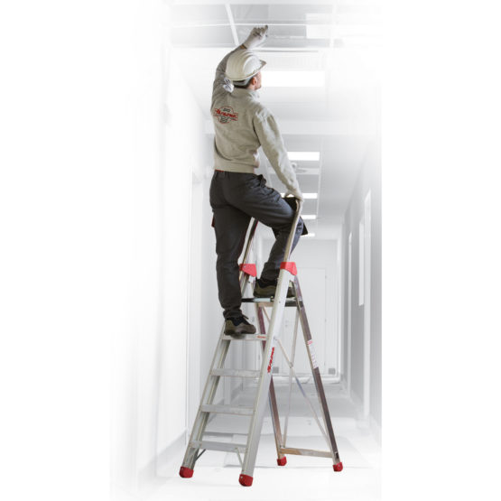 Drabina Faraone z 8 cm stopniami model LADY