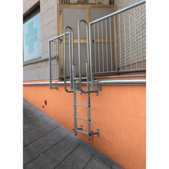 Faraone Bezpieczna drabina pionowa bez pierścienia zabezpieczającego SVS.0