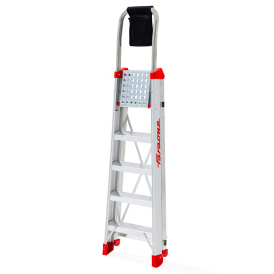 Faraone Profesjonalna drabina jednostronna z głębokimi 8 cm stopniami LADY