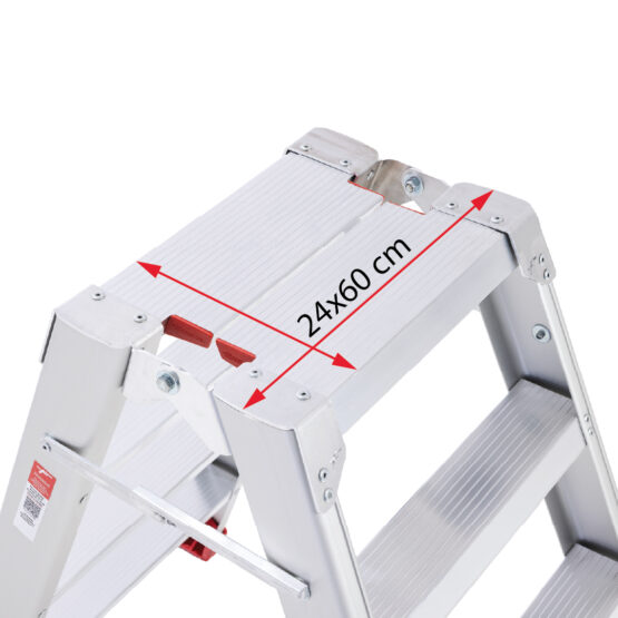 Stołek składany dwustronny stopnie Faraone ND NDL