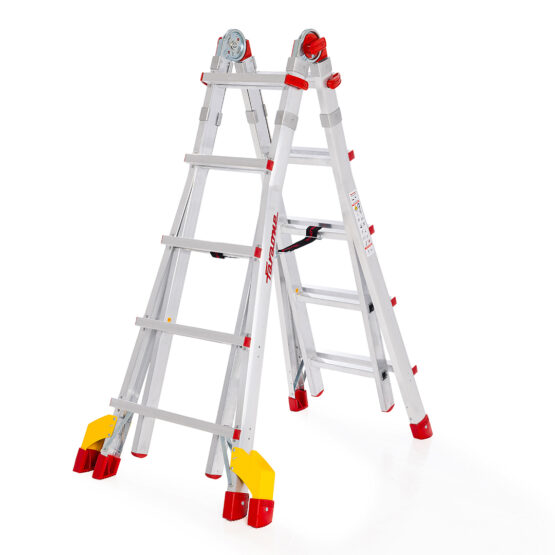 Faraone Profesjonalna drabina teleskopowa ze stabilizatorami SUPER TELES