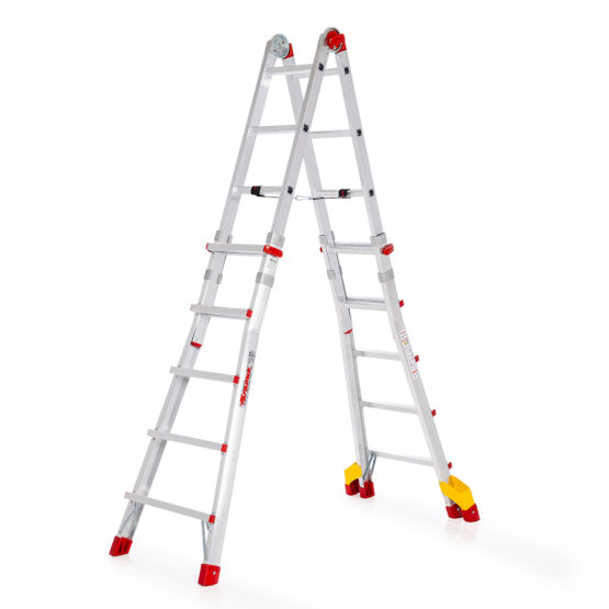 Faraone Profesjonalna drabina teleskopowa ze stabilizatorami SUPER TELES