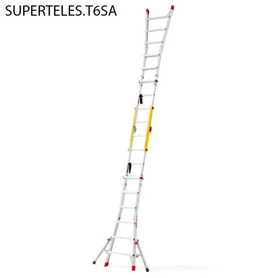 Faraone Profesjonalna drabina teleskopowa ze stabilizatorami SUPER TELES