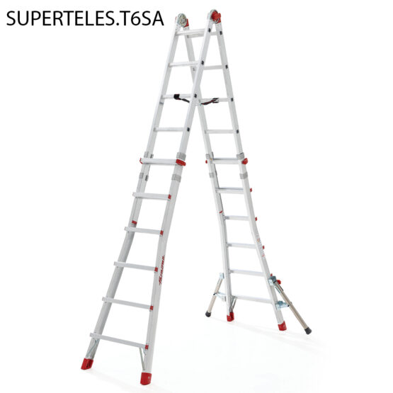 Faraone Profesjonalna drabina teleskopowa ze stabilizatorami SUPER TELES