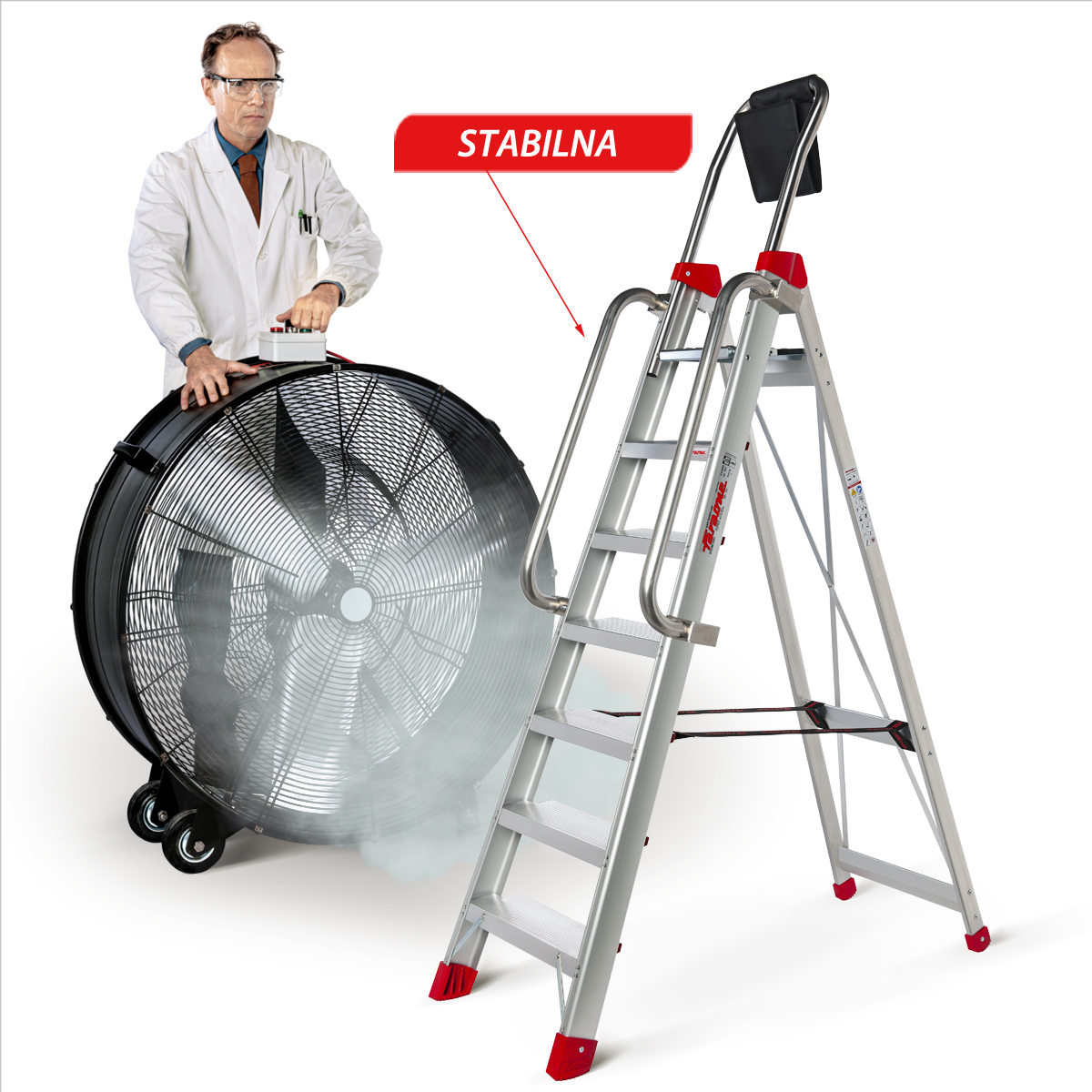 aluminiowa drabin Domus Faraone