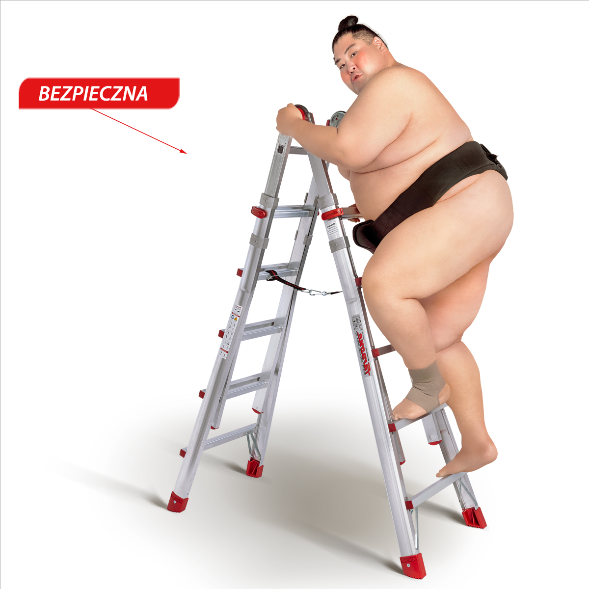 aluminiowa drabina super teles Faraone