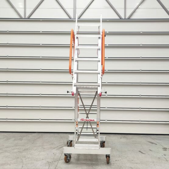 Podest roboczy z rozkładaną drabiną Faraone Spec TW433