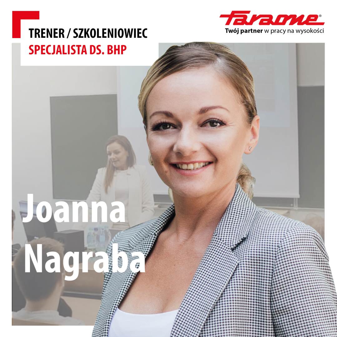Joanna Nagraba - trener / szkoleniowiec, specjalista ds. BHP w Faraone Poland