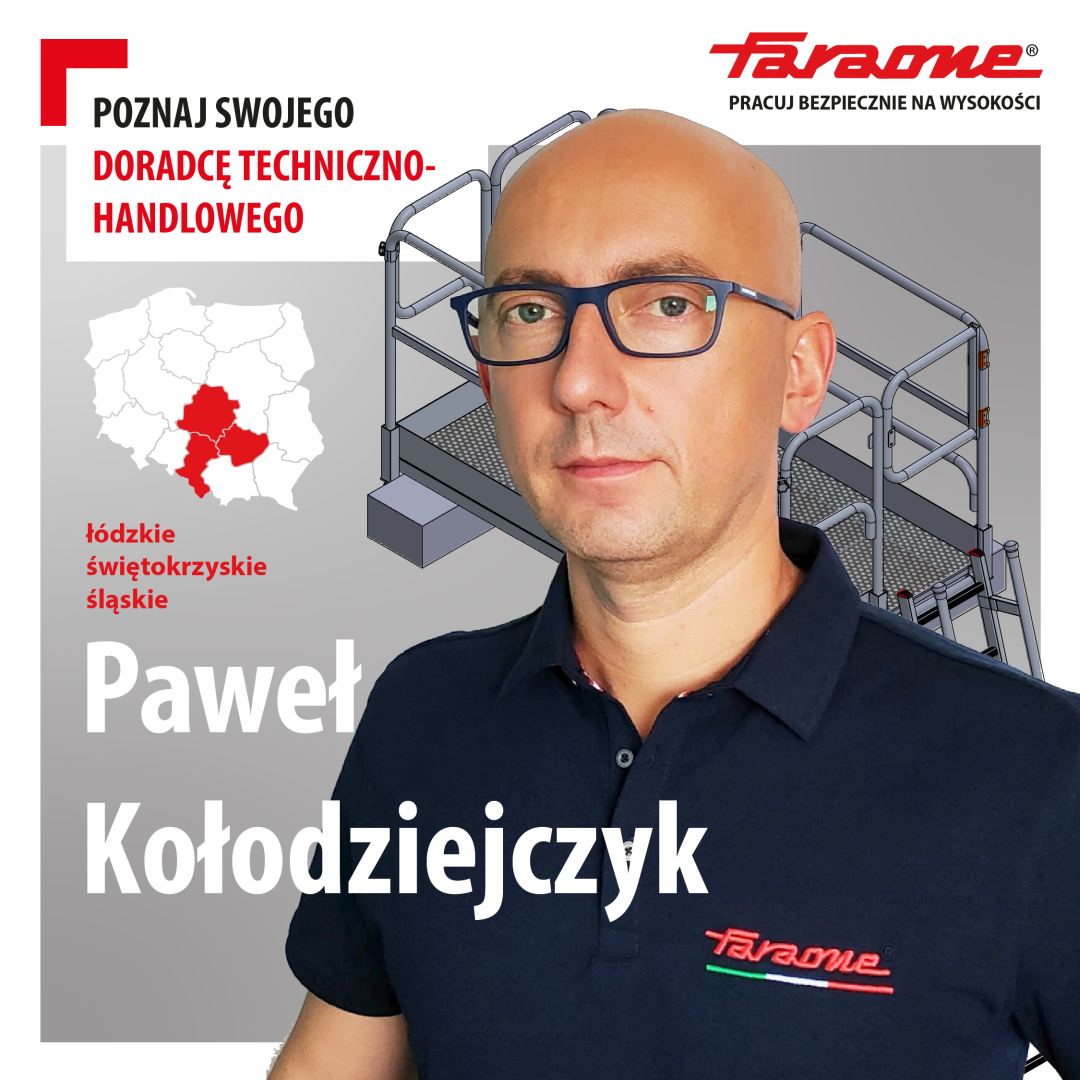 Paweł Kołodziejczyk - doradca techniczno-handlowy Faraone Poland