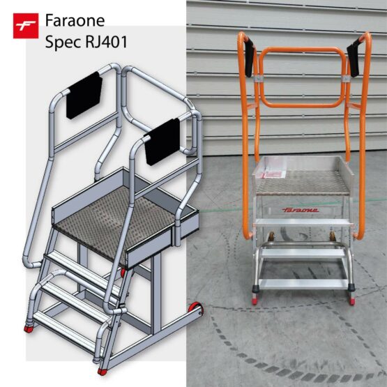 Podest roboczy do serwisowania maszyn Spec RJ401 Faraone