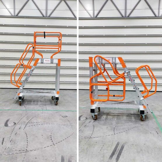 Podest ze składanymi barierkami Faraone Poland