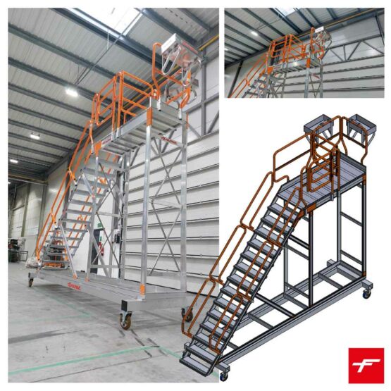 Podest do produkcji autobusów Spec RJ447 Faraone