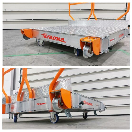 Podest szynowy dla kolei