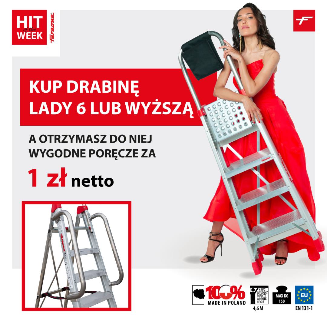 HIT of the WEEK Kup drabinę Lady Faraone