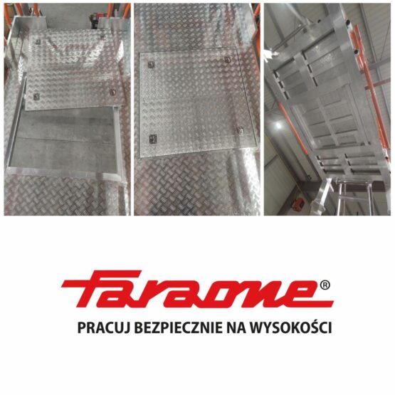 Podest do młyna kulowego z platformą - Spec PK135 Faraone