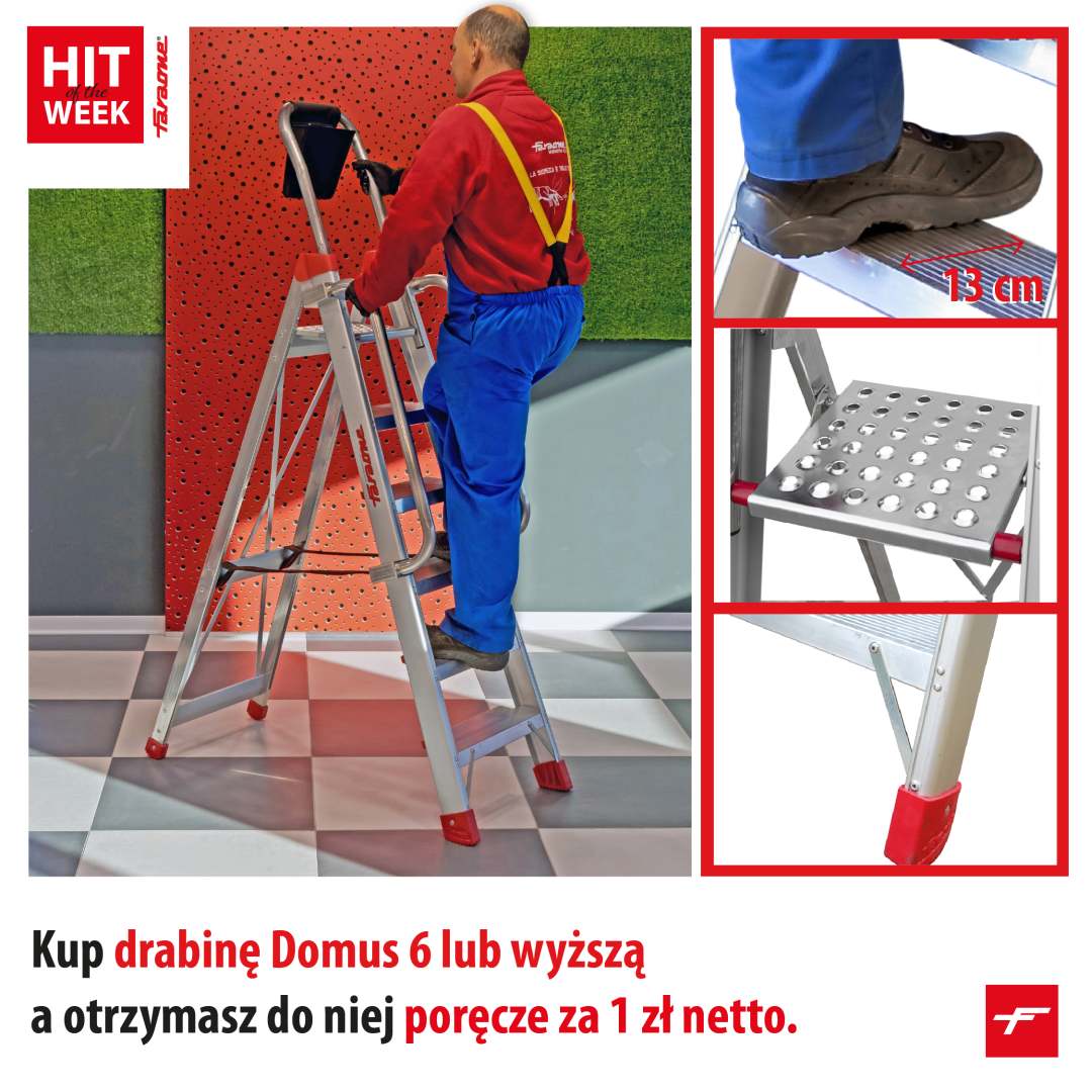 HIT of the WEEK - Drabina Domus Faraone z poręczami