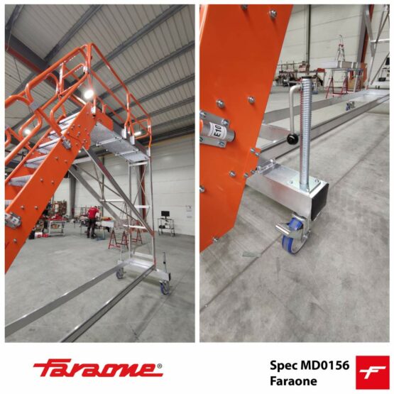 Regulowane na wysokość schody Spec MD0156 Faraone