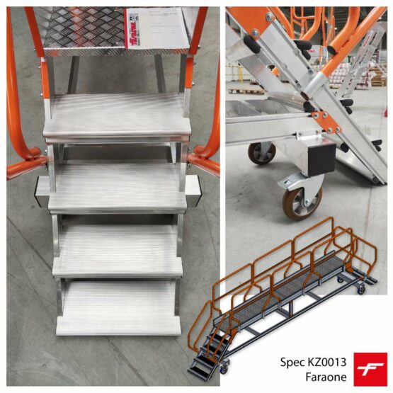 Spec KZ0013 Faraone Schody z głębokimi stopniami o nachyleniu 45 stopni