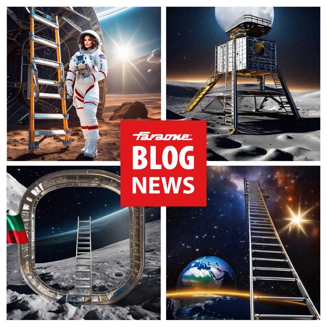 aluminiowe drabiny i podesty w kosmosie