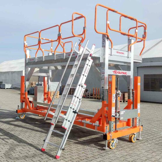 Podest kolejowy do obsługi i serwisowania pojazdów Spec MD0134 Faraone