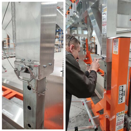 System regulacji wysokości - podest kolejowy Spec MD0134