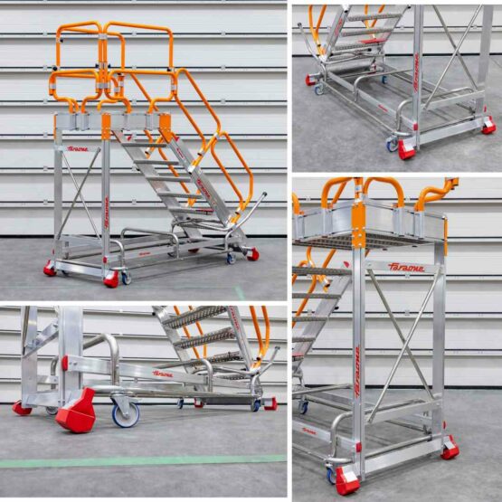 Spec RJ141 Faraone - Podest Scala System z regulacją wysokości barierek