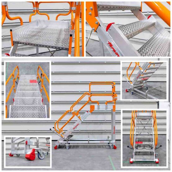 Spec RJ141 Faraone - Podest Scala System z regulacją wysokości barierek