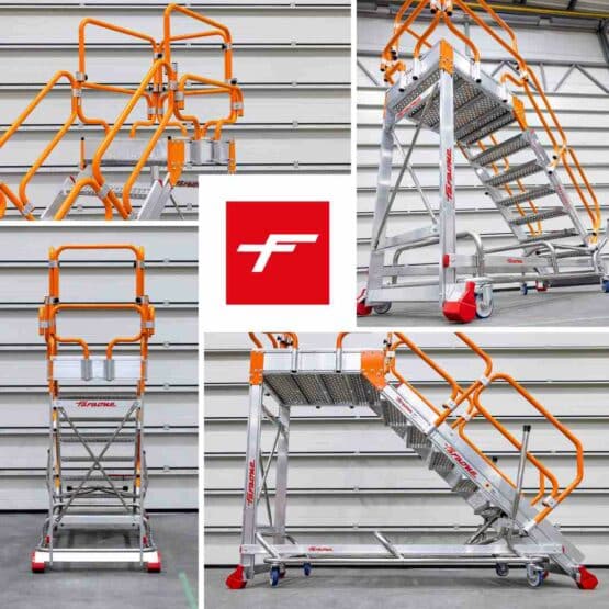 Spec RJ141 Faraone - Podest Scala System z regulacją wysokości barierek