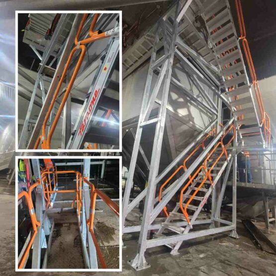 Podest do obsługi i serwisowania linii produkcyjnej Spec TW0019 Faraone