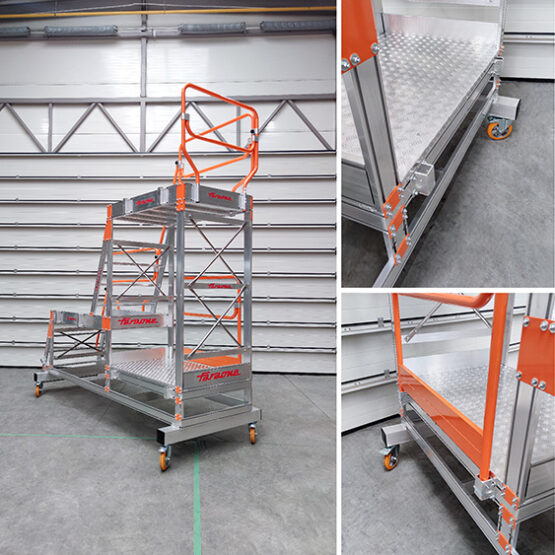 Podest do serwisowania pojazdów ciężarowych Spec RJ0170 Faraone