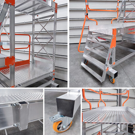 Podest do serwisowania pojazdów ciężarowych Spec RJ0170 Faraone