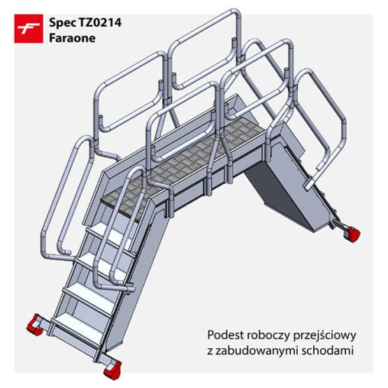Spec TZ0214 podest przejściowy nad linie produkcyjne