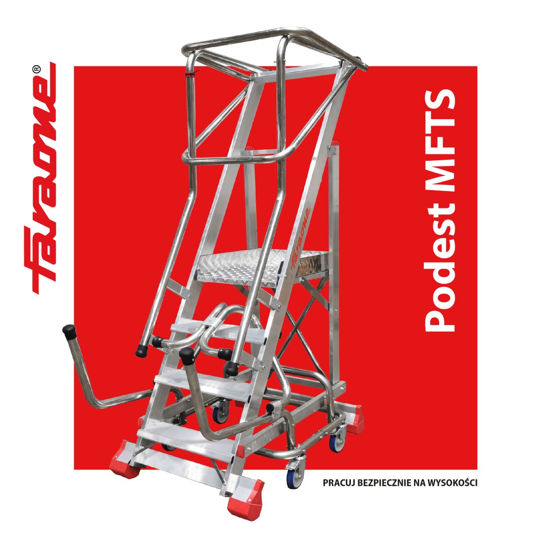 Podest MFTS Faraone. Modest do regałów wysokiego składowania