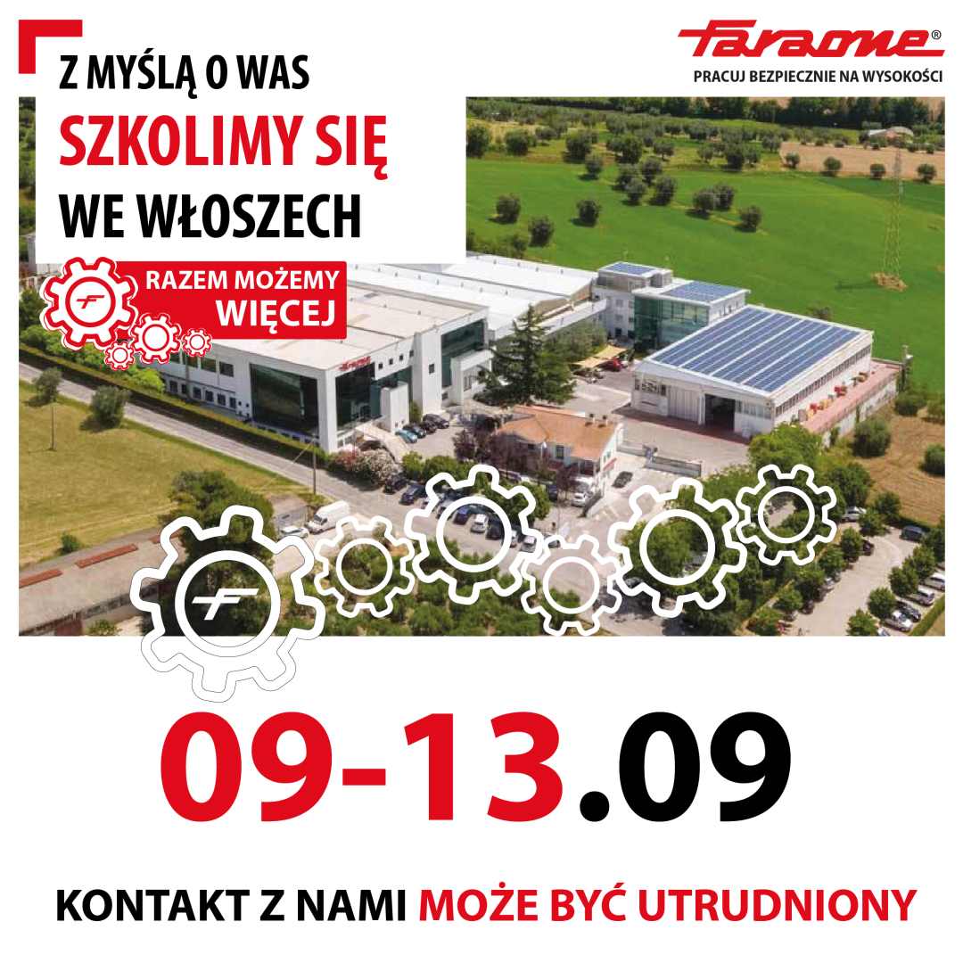 Konkurs dla Dystrybutorów Faraone - Lecimy na szkolenie do Włoch