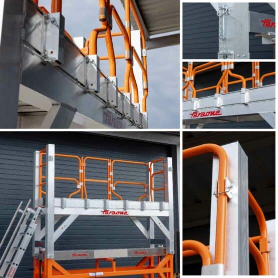 Podest do budowy wagonów kolejowych Spec TW0031 Faraone z regulowaną wysokością