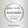 Certyfikat EcoVadis dla Faraone Poland