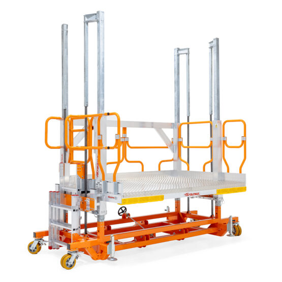 Podest do wklejania szyb czołowych w pojazdach szynowych Spec KZ0045 Faraone