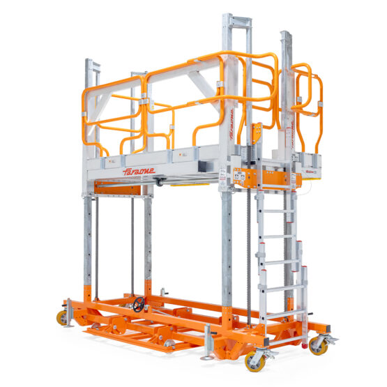 Podest kolejowy do wklejania szyb czołowych w pojazdach szynowych Spec KZ0045