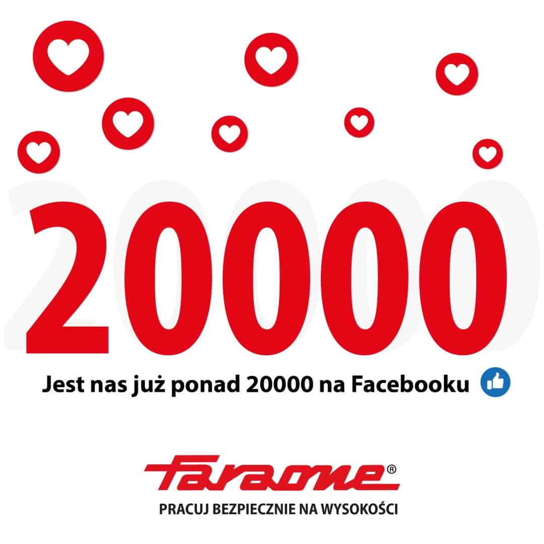 Razem budujemy kulturę bezpieczeństwa - 20 000 osób na profilu Facebook Faraone