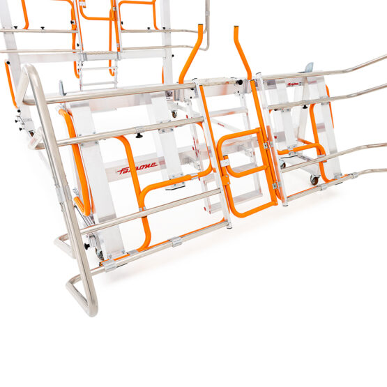 Schody i barierki ochronne do serwisowania pojazdów i maszyn Spec RJ0213 Faraone