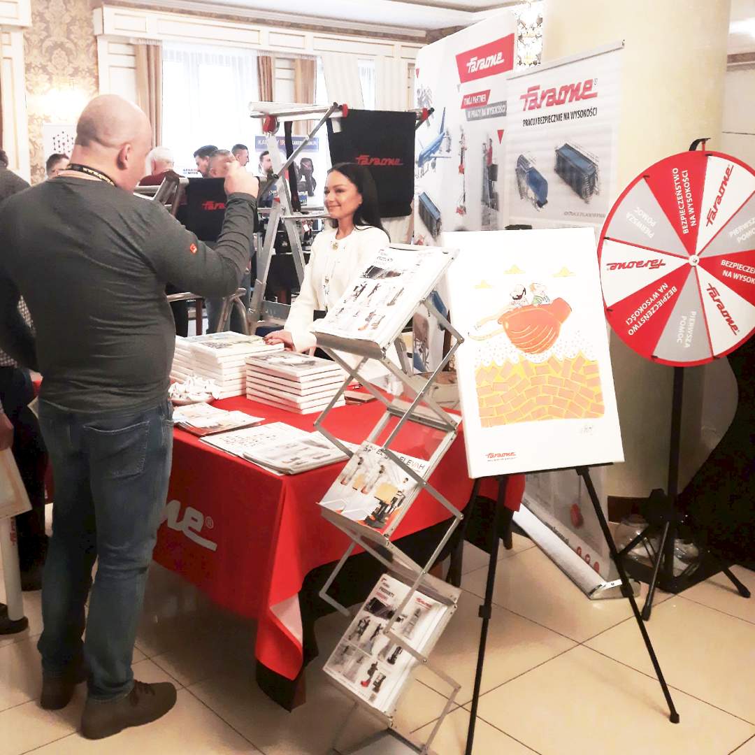 Stoisko Faraone Poland na konferencji Niezawodność i Utrzymanie Ruchu w zakładach produkcyjnych