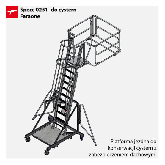 Spec 0251 Faraone platforma do serwisowania i konserwacji cystern