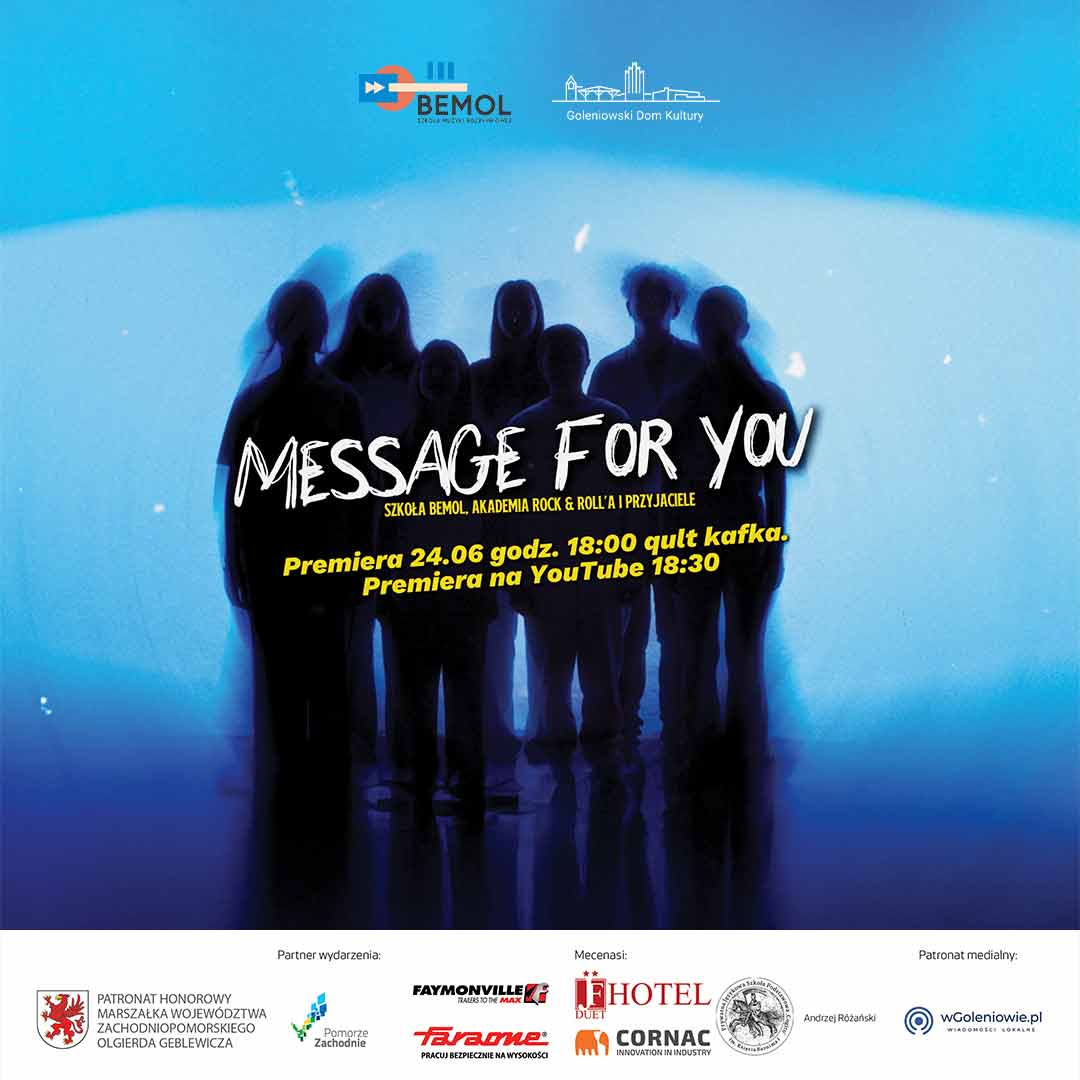Faraone Mecenasem wydarzenia "Message for You"