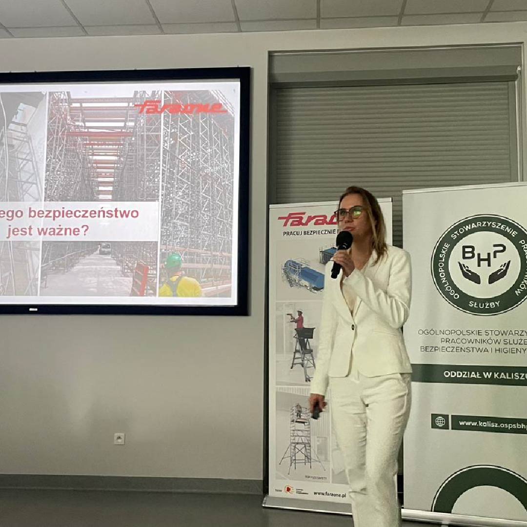 Prelekcja Akademii Faraone prowadzone przez Anna Kaczmarkiewicz Konferencja "STOP WYPADKOM!" w Kaliszu.