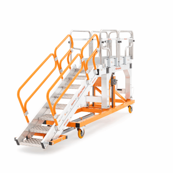 Podest o regulowanej wysokości ze schodami - Spec SM0095