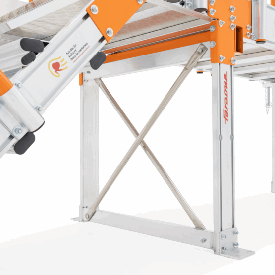 Podest roboczy SPEC TW0288 z podnoszonym pomostem