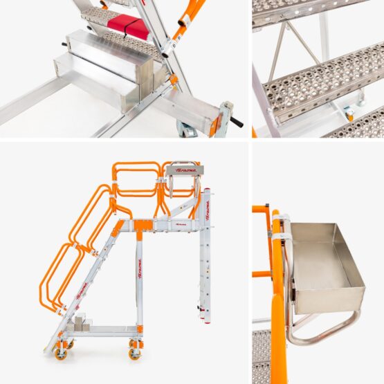 Spec PK0081 Faraone podest do produkcji i serwisowania pieców hutniczych i wanien cynkowniczych