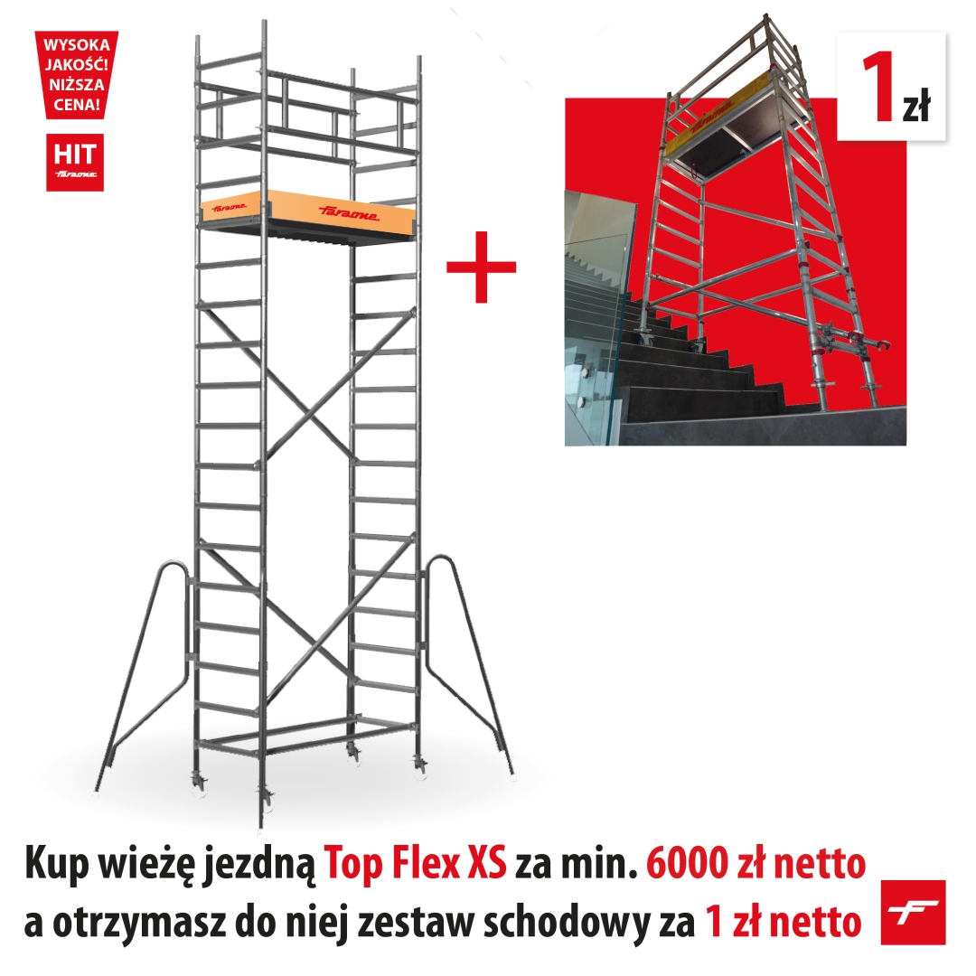 Top Flex XS Faraone z systemem schodowym