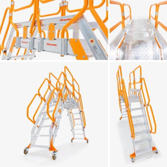 Drabina pomostowa, podest przejściowy Faraone SPEC TZ0336