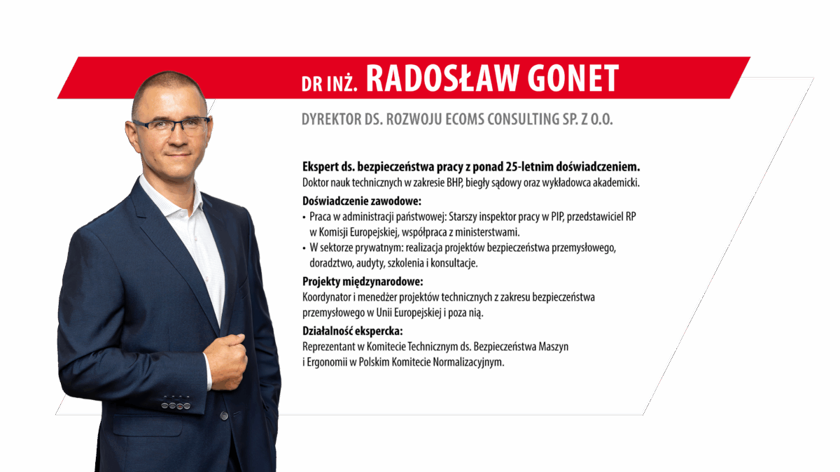 Radosław Gonet - Dyrektor ds. rozwoju EcoMS Consulting